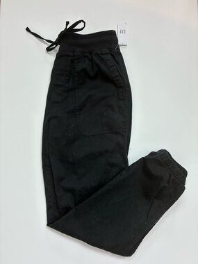 GAP NWT Black Lineny Drawstring Jogger Pants, great pockets runs big